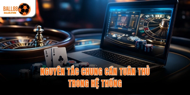 Điều Khoản Điều Kiện Ball88 – Quy Định Bảo Vệ Hội Viên 100% 2 Nguyên tắc chung cần tuân thủ trong hệ thống